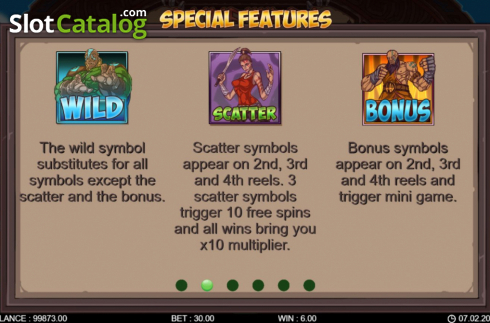 Feature screen 1. Runewars slot