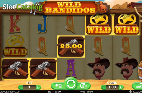 Pantalla3. Wild Bandidos Tragamonedas 