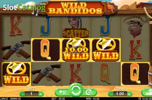 Schermo5. Wild Bandidos slot