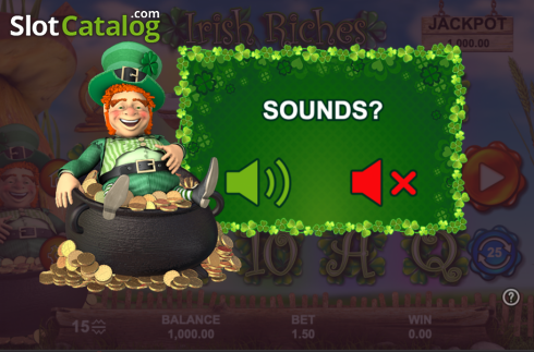 Skärmdump2. Irish Riches (Section 8 Studio) slot