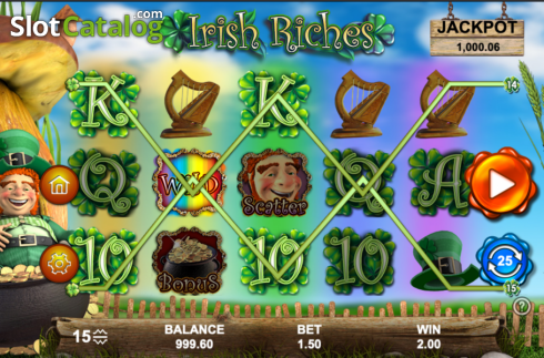 Pantalla6. Irish Riches (Section 8 Studio) Tragamonedas 