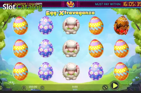 Schermo2. Egg-Xtravaganza slot