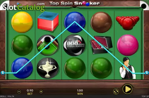 Win screen 2. Top Spin Snooker slot