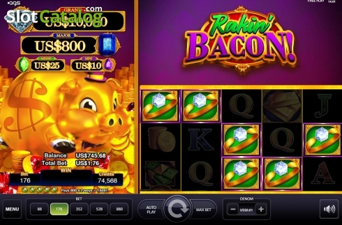 Win Screen 2. Rakin Bacon slot