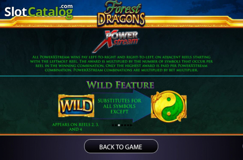Features 3. Forest Dragons slot
