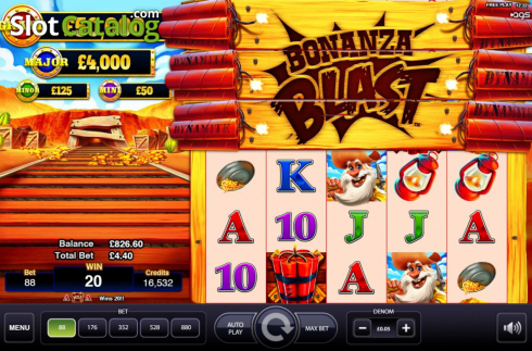 Bildschirm4. Bonanza Blast slot