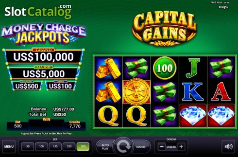 Bildschirm2. Capital Gains slot