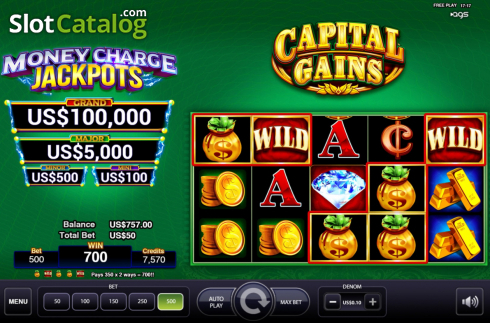 Win Screen 2. Capital Gains slot