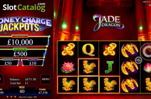 Paytable screen 2. Jade Dragon (AGS) slot