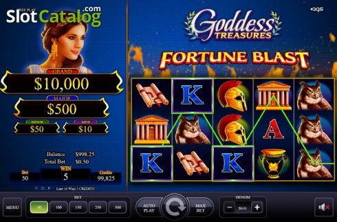 Bildschirm5. Goddess Treasures slot