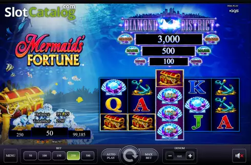 Win screen 2. Mermaids Fortune slot