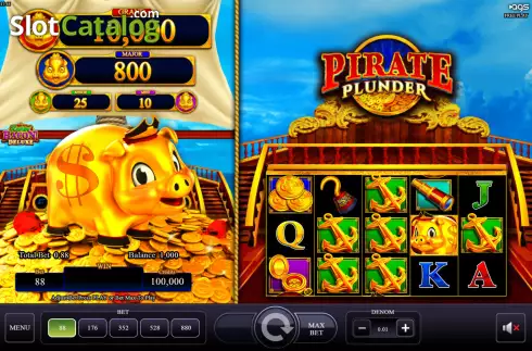 Reel screen. Pirate Plunder (AGS) slot