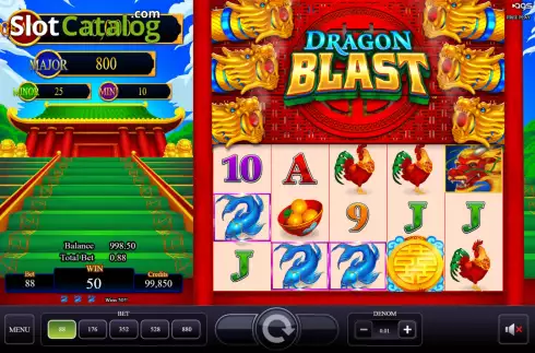 Win screen 2. Dragon Blast (AGS) slot