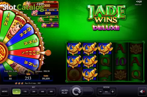 Win screen 2. Jade Wins Deluxe slot