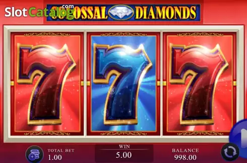 Bildschirm3. Colossal Diamonds slot