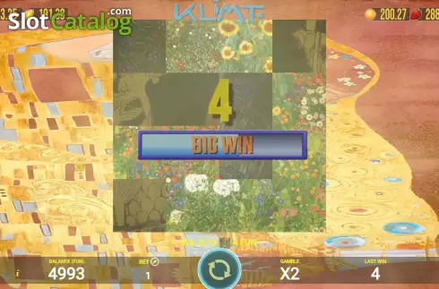 Win screen 2. Klimt slot