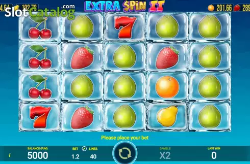 Game screen. Extra Spin 2 slot