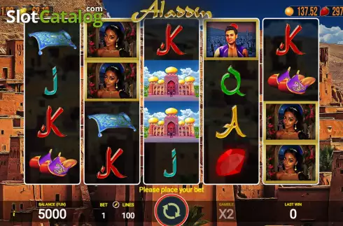 Скрин2. Aladdin (AGT Software) слот
