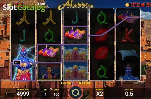 Скрин3. Aladdin (AGT Software) слот