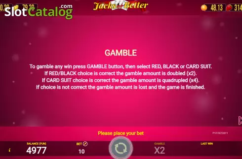 Schermo7. Jacks Or Better (AGT Software) slot