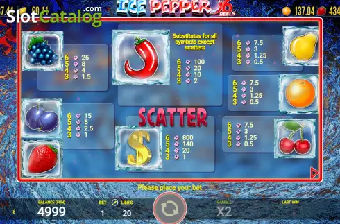 Bildschirm6. Ice Pepper 6 slot