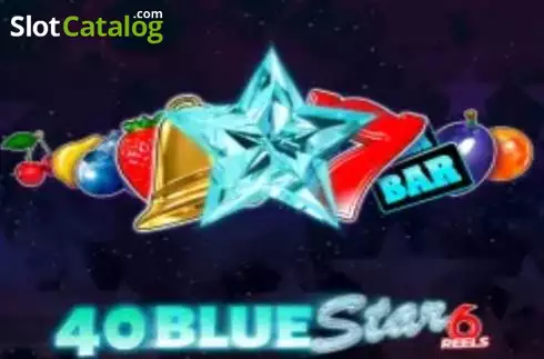 40 Blue Star 6 Reels ロゴ