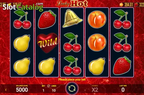 Game screen. Lucky Hot (AGT Software) slot