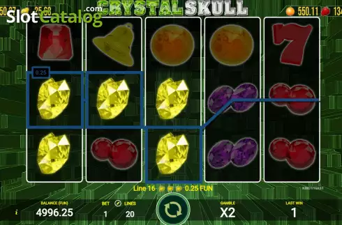 Win screen 2. Crystal Skull (AGT Software) slot