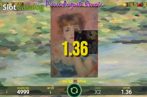 Win screen 2. Pierre-Auguste Renoir slot