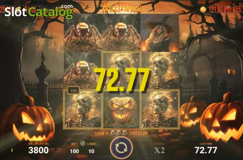 Win screen 2. Halloween (AGT Software) slot