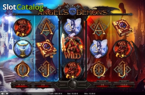 Bildschirm5. Angels vs Demons slot