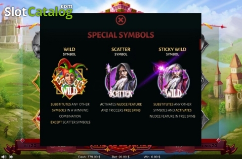 Features 1. Kingdom of Glory slot
