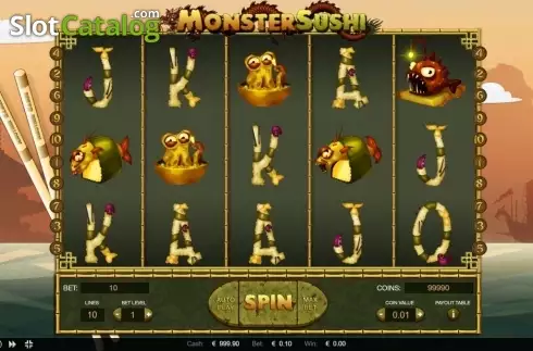 Bildschirm2. Monster Sushi slot