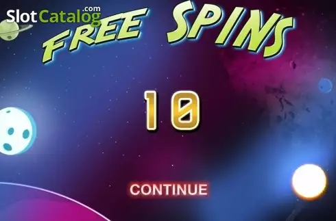 Free Spins screen. Space Jail slot