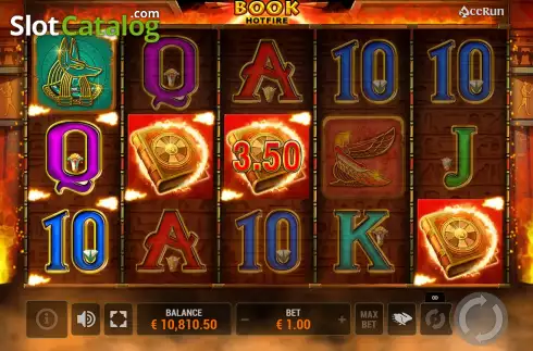 Free Spins Win Screen. Book HOTFIRE slot