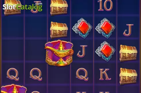 Win screen. Genie Mystery slot