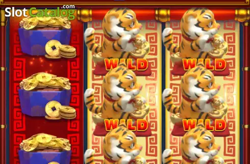 画面3. Tiger on Gold カジノスロット