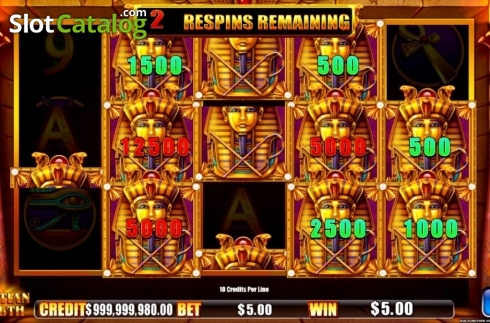 Game Screen 4. Egyptian Wealth slot