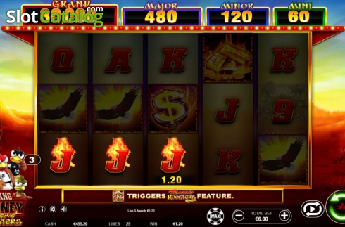 Win Screen 1. Mustang Money RR slot