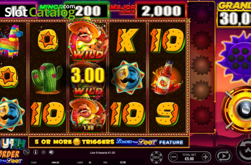 Win Screen 4. South of the Border slot