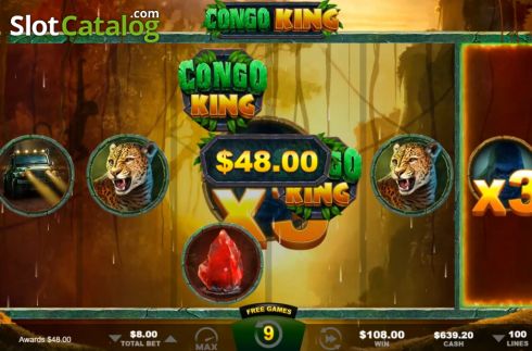 Bildschirm5. Congo King Quad Shot slot