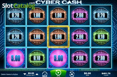 Reel screen. Cyber Cash slot