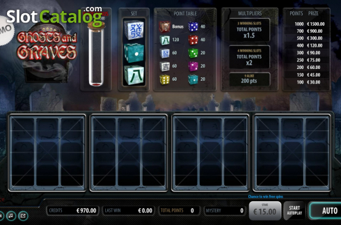 Schermo2. Ghosts and Graves slot