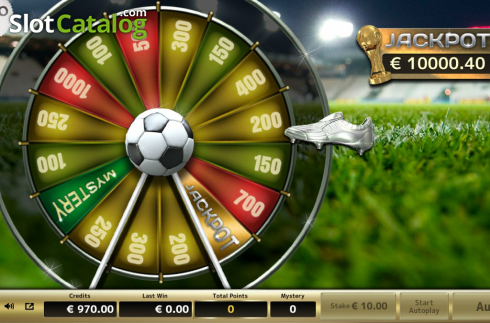 Ekran3. Soccer Wheel yuvası