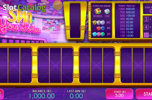 Reel Screen. Spin Your Fortune slot