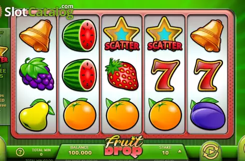 Game screen. Fruit Drop slot