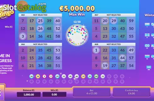 画面2. Speedy Bingo カジノスロット