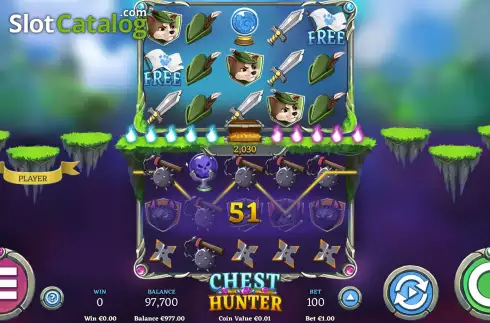 Bildschirm4. Chest Hunter slot