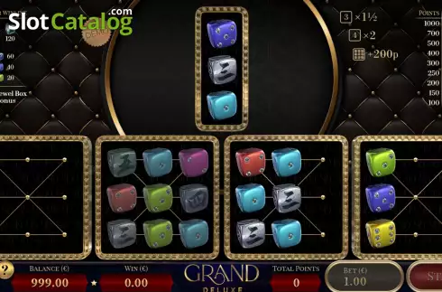 Game screen. Grand Deluxe slot