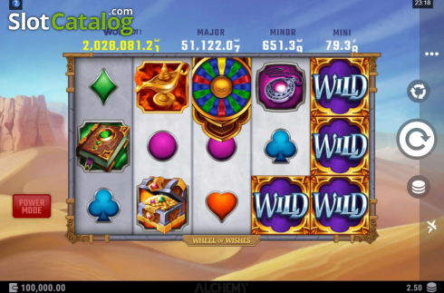 Bildschirm3. Wheel Of Wishes slot